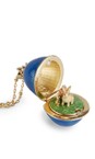 Bill Skinner Gold Rabbit Egg Locket  