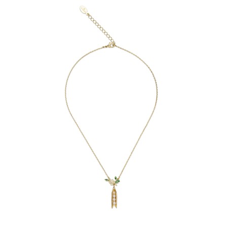 Bill Skinner Peapod Pendant Necklace - Gold