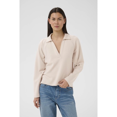 InWear Sim Vincent Polo Haze Blouse - Grey