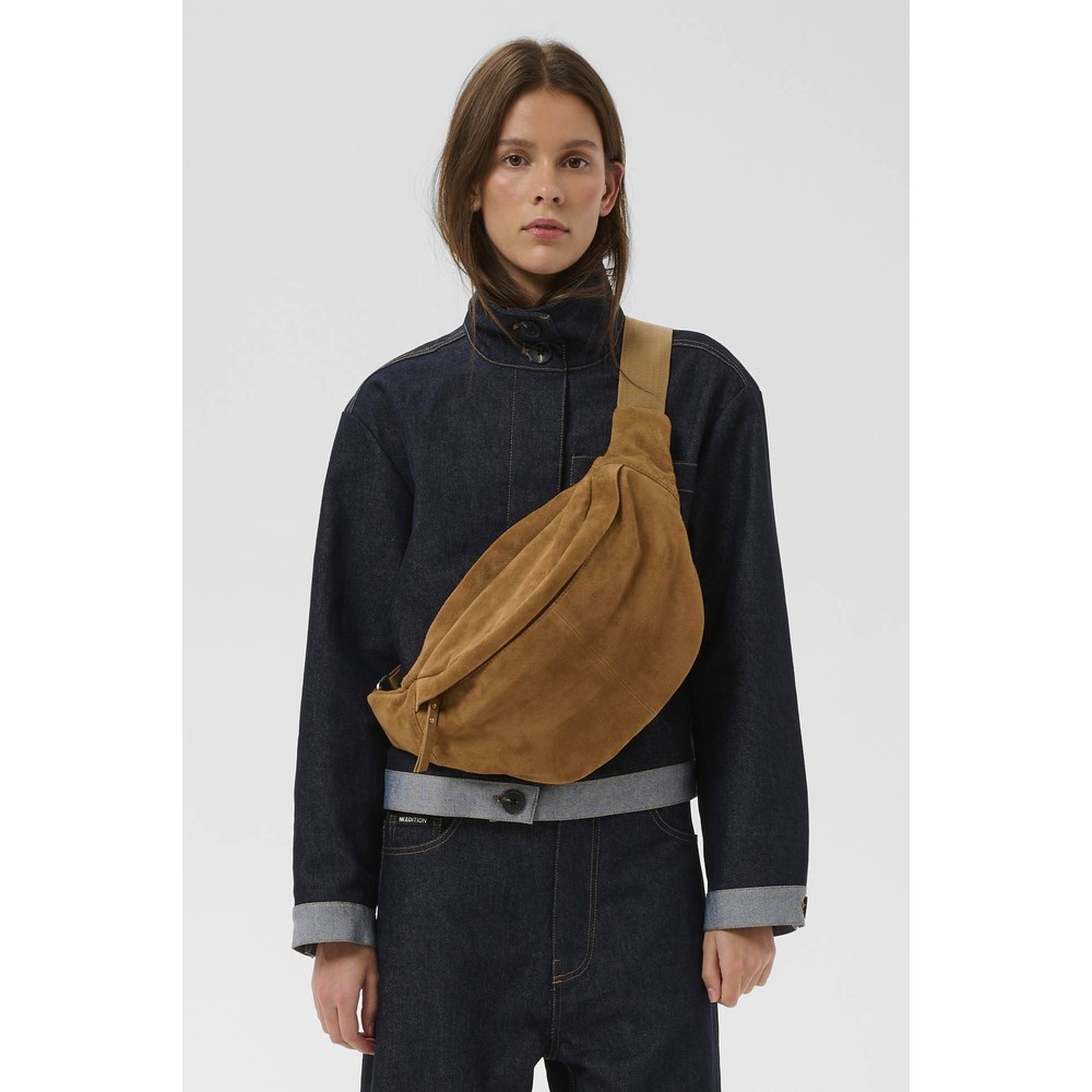 InWear Rasida Suede Bumbag Tobacco Brown