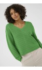 KAFFE Bright Green KAmetta Bright Green Pullover  