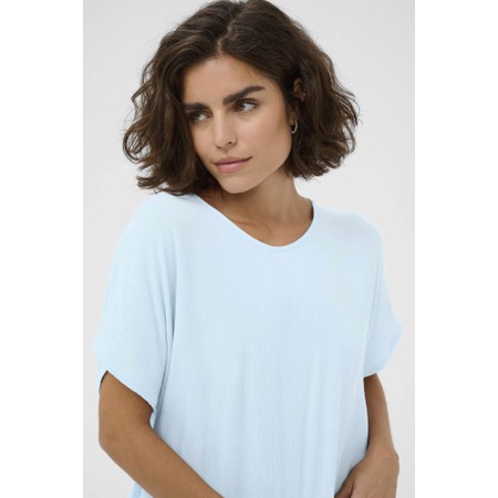 KAFFE KAamber Stanley Nantucket Breeze Blouse - Blue