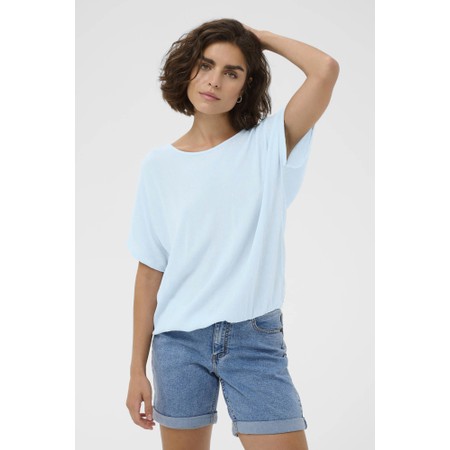 KAFFE KAamber Stanley Nantucket Breeze Blouse - Blue