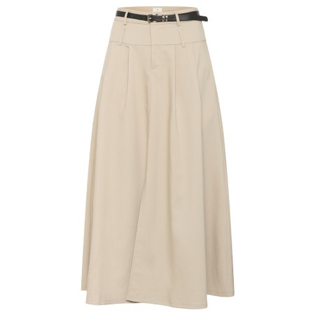 KAFFE KAlissi Feather Grey Skirt - Grey