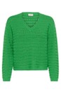 KAFFE Bright Green KAmetta Bright Green Pullover  