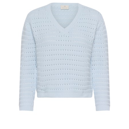 KAFFE KAmetta Nantucket Breeze Pullover - Blue
