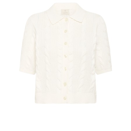 KAFFE KAblair Chalk Knit Cardigan - Bronze