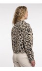 RINO AND PELLE Desert Leopard Desert Leopard Bubbly Boxy Jacket  