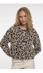 RINO AND PELLE Desert Leopard Desert Leopard Bubbly Boxy Jacket  