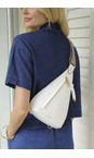 Luella Grey White  Darla White Weekend Crossbody  