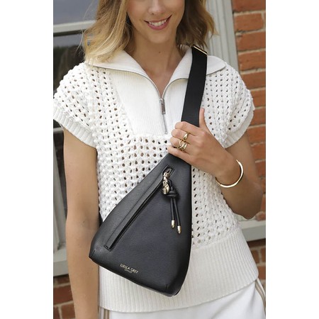 Luella Grey Darla Black Weekend Crossbody - Black