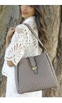 Luella Grey Peat Flora Peat Weave Hobo  