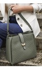 Luella Grey Khaki Flora Khaki Weave Hobo  