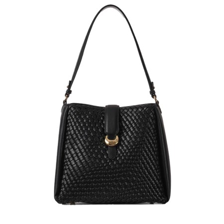 Luella Grey Flora Black Weave Hobo - Black
