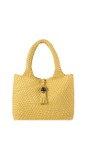 Luella Grey Buttercup Saskia Large Buttercup Woven Tote  
