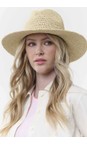 Loevenich White Pepper Loevenich Large White Fedora Hat  