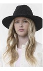 Loevenich Black  Loevenich Large Black Fedora Hat  