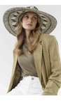 Loevenich Light Sand Loevenich Large Geometric Bell Hat  