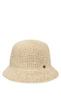 Loevenich White Pepper Loevenich Crochet Fedora Hat  