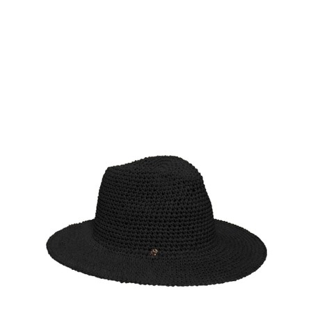 Loevenich Loevenich Large Black Fedora Hat - Black