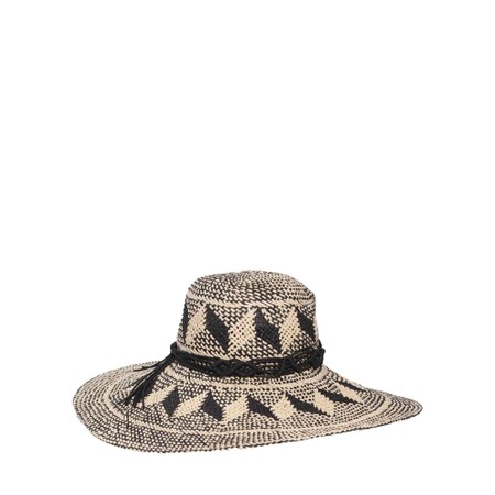 Loevenich Loevenich Large Geometric Bell Hat - Beige