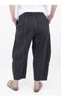 Mama B Antracite Bianco R Antracite Pinstripe Bubble Trouser  