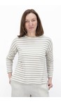 Mama B Lichene  Buccia Lichene Stripe Patch Pocket Fleece Jumper  