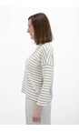 Mama B Lichene  Buccia Lichene Stripe Patch Pocket Fleece Jumper  