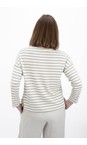 Mama B Lichene  Buccia Lichene Stripe Patch Pocket Fleece Jumper  