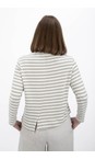 Mama B Lichene  Crema M Lichene Stripe Fleece Cardigan  