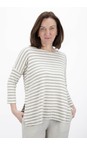 Mama B Lichene  Emotiva R Lichene Relaxed Stripe Eco Fleece Jumper  
