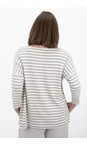 Mama B Lichene  Emotiva R Lichene Relaxed Stripe Eco Fleece Jumper  
