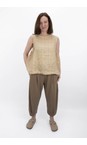 Mama B Grano Pupi Grano Crinkle Linen Top  