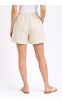 Mama B Latte Gennaio R Latte Classic Pinstripe Shorts  