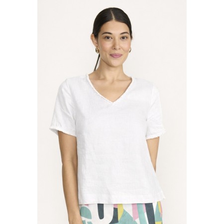 Foil V Benefits White Top - White