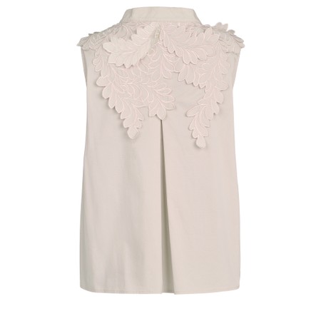 NOEN Applique Cami Top - Beige