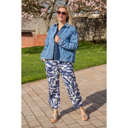 Foil Jubilant Bubble Best Angle Print Pant - Black