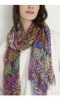 Sahara Multi Coloured Glass Tiles Scarf  