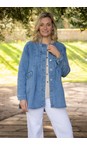 NOEN Pale Blue 61 Denim Long Jacket  