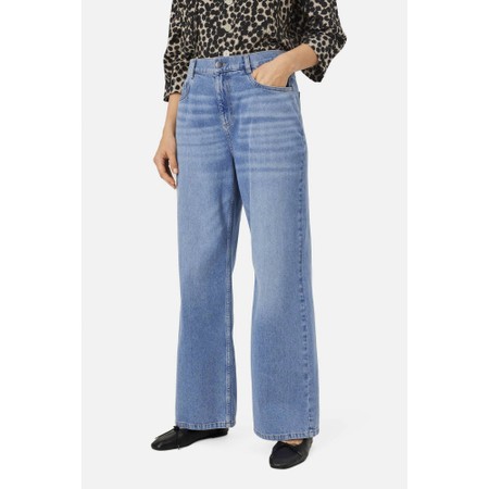 Masai Clothing MaPhiline Wide Leg Denim Jean - Blue