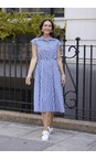 Brave & True Navy Gingham Musings Navy Gingham Dress  