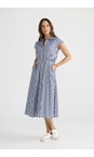 Brave & True Navy Gingham Musings Navy Gingham Dress  