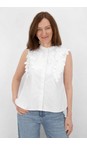 NOEN White  Applique Cami Top  