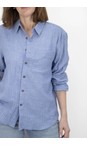 Chalk Sky Blue Eric Sky Blue Boyfriend Shirt  