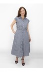 Brave & True Navy Gingham Musings Navy Gingham Dress  