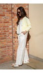 Foil White Flower Juicy Details Pants  