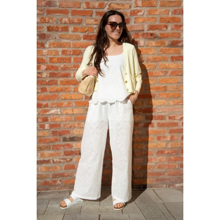 Foil Juicy Details Pants - White