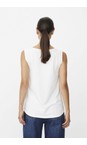 Masai Clothing White  MaElisa Basic Top  