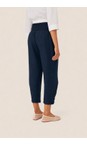 Masai Clothing Navy MaPenna Navy Linen Tapered Trouser  