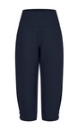 Masai Clothing Navy MaPenna Navy Linen Tapered Trouser  